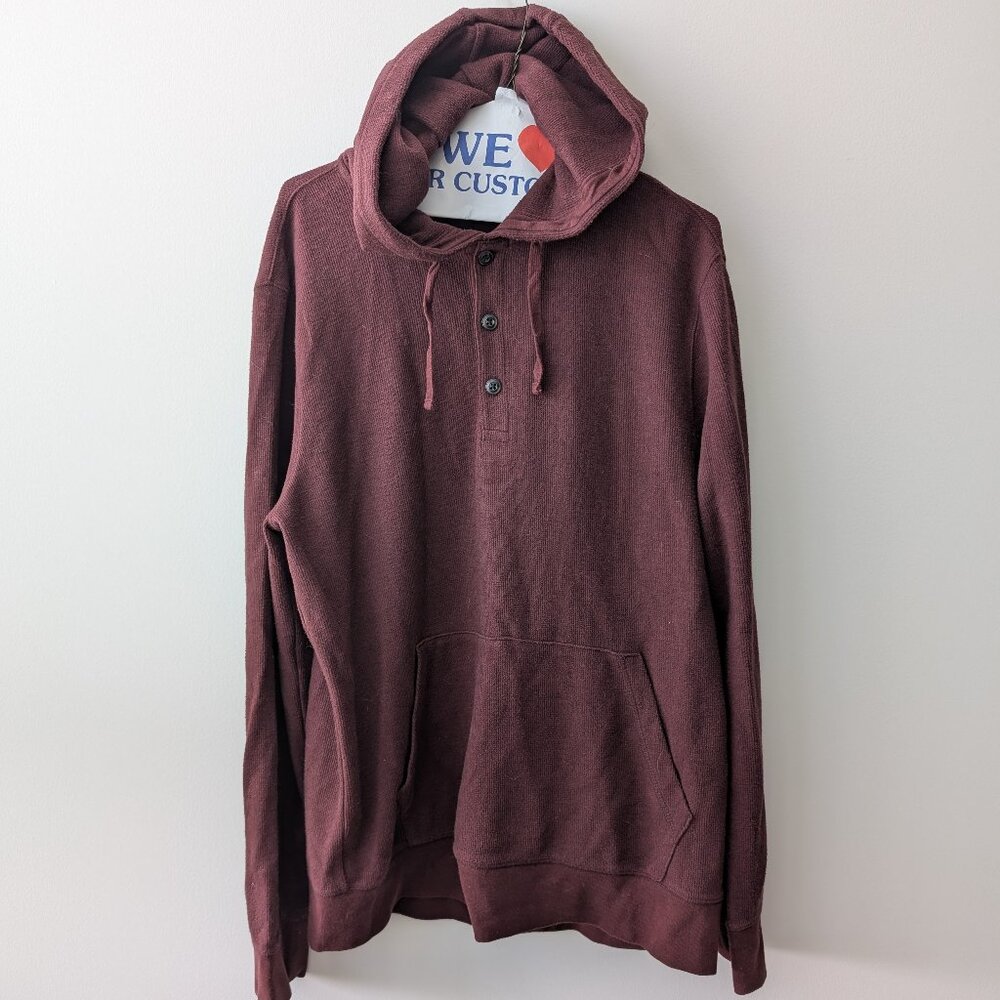 Banana Republic Size Large Henley Hooded Sweater